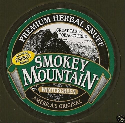 Smokey Mountain Tobacco Free Chew WINTERGREEN  