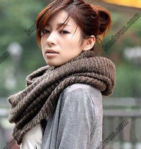   Elegant Matched Circle Scarf Mohair Wool Women Super Big Soft  