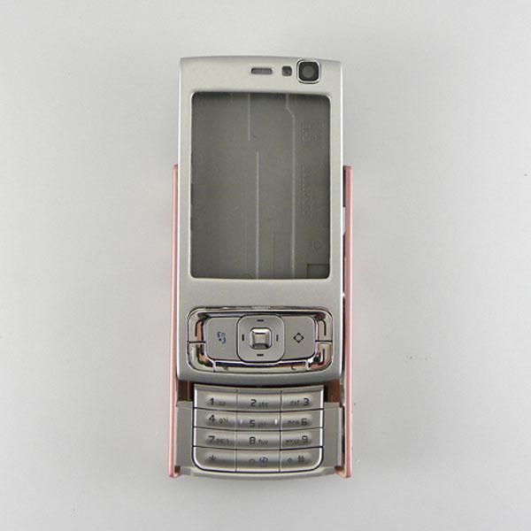 For Nokia N95 Pink New full Housing Cover Case+Keypad  