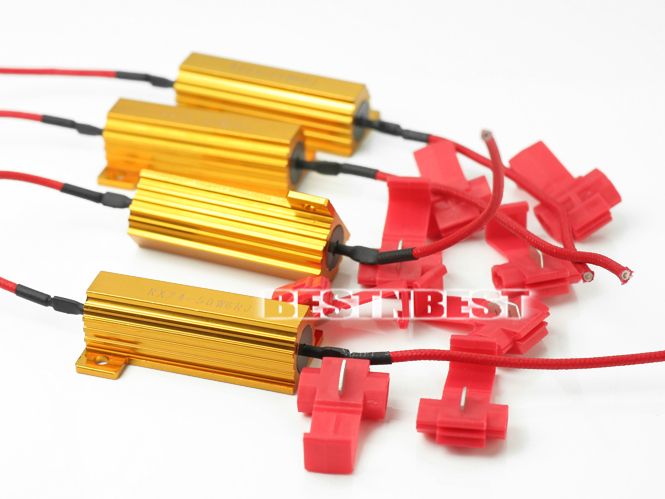   Resistor Fix LED Bulb Fast Flash Turn Signal Blink Blinker 50W 6ohm