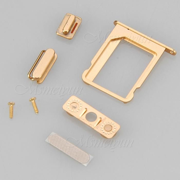 Gold Diamond Bezel Frame Chassis Housing For Iphone 4S 4GS  