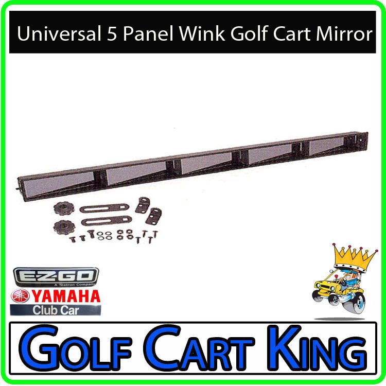 Panel Wink Golf Cart Mirror   EZGO, Yamaha, Club Car  