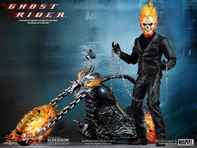  RIDER 1/6 FIGURE HELLCYCLE SET USA IN STOCK SEALED NICOLAS CAGE  