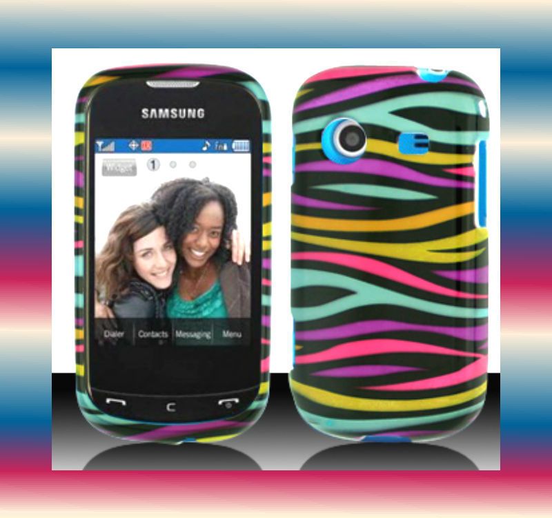 eRZebra Samsung Character SCH R640 Faceplate Snap on Phone Cover Hard 
