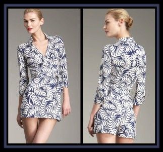   Wrap Romper Skort Jumpsuit 12 UK 14 16 NWT $385 Zebra Swirl Medium