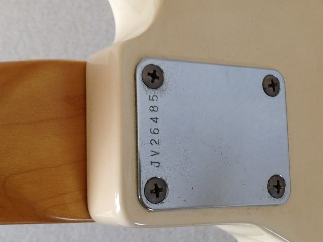 1982 Fender Japan TELECASTER TL52 95 JV Serial RARE   