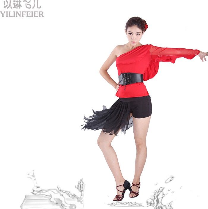   salsa tango Cha cha Rumba Ballroom Dance Dress top & skirt YL101+S8040