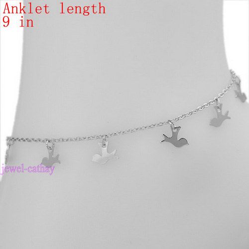 dove bird fashion new dangle bead anklet ankle bracelet  