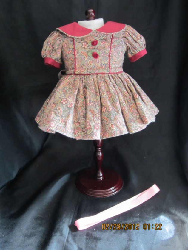 Cute Paisley Print Dress For Chatty Cathy By Nanceelou  