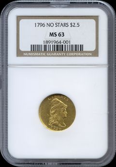  Eagle type from the 1796 1834 era. This NGC certified Mint State 63 