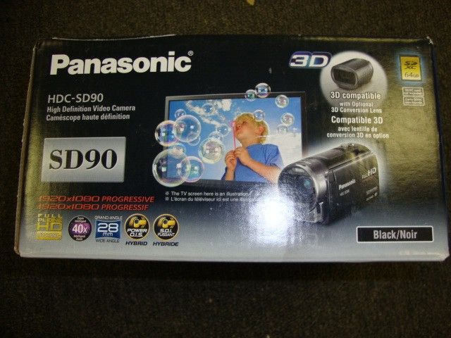    SD90 3D Compatible SD Memory Camcorder (Black) (885170040151)  